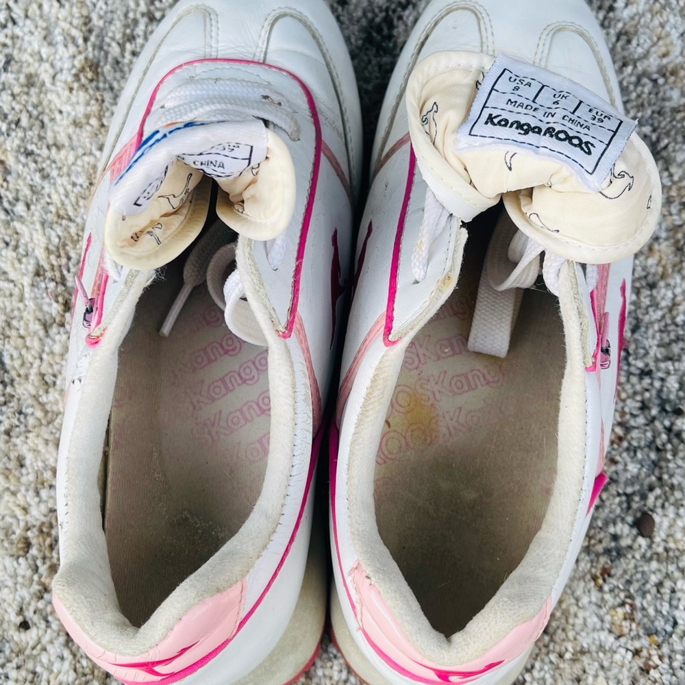 kangaROOS VINTAGE White and Pink RAVE CLUB - Picture 10 of 11